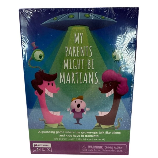 KITTEN GAMES "MY PARENTS MIGHT BE MARTIANS" $14 Game NIB
