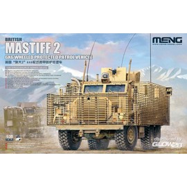 MENG Model 1:35 - British Mastiff 2, 6x6 Wheel Patrol