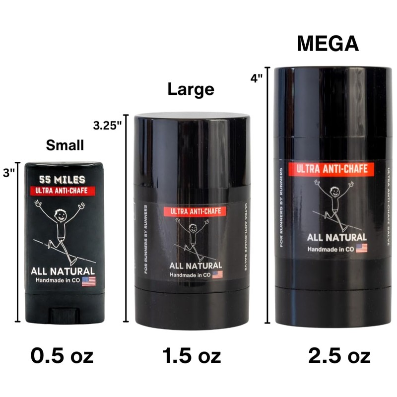 55 Miles Ultra Anti-Chafe Salve For Runners - (small) 0.5oz