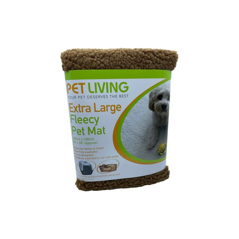 Brown Pet Mat Extra Large 100cmx100cm Approx