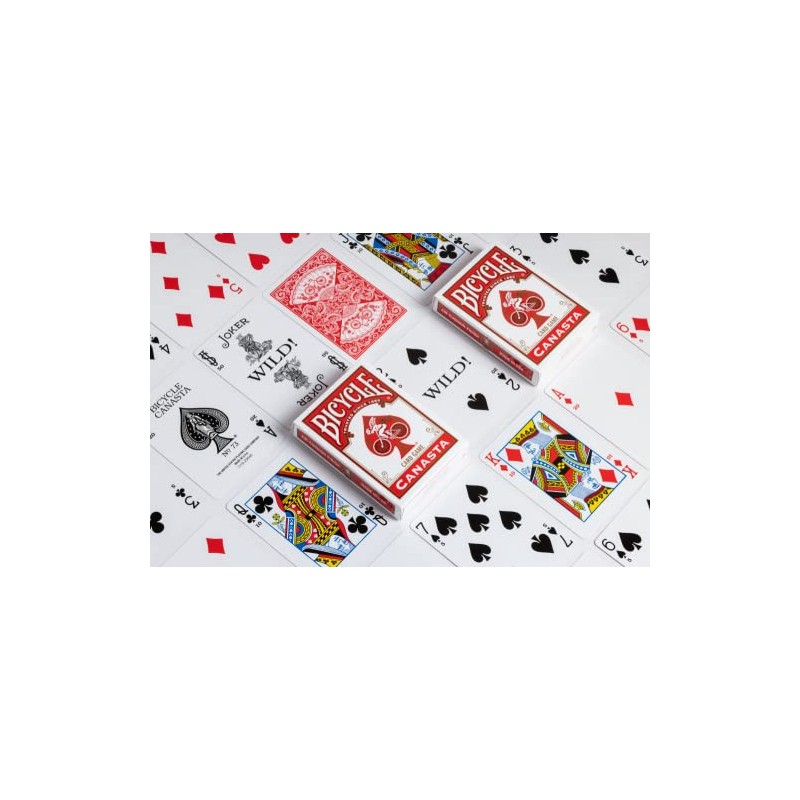 Novelty Baraja Bicycle Canasta 2 Mazos Cartón Plastificado