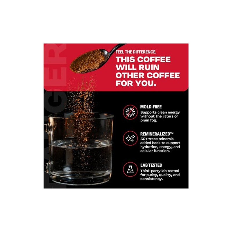 Danger Coffee by Dave Asprey, Remineralized, Mold Free & Lab