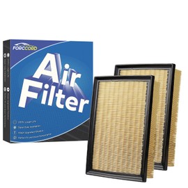 Forccord 2-Pack Engine Air Filter Fits for 2018-2022 Lexus RX450hL (3.5L); 2016-2022 Lexus RX450h (3.5L); 2017-2019 Toyota Highlander (3.5L) Air Filter Replacement CA12378 Car Accessories