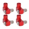 4Pcs 1/4 NPT 360 Degree Swivel Air Hose Fittings, Universal