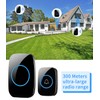 Waterproof Wireless Doorbell Kit, 300m Wireless Range Front Doorbell with