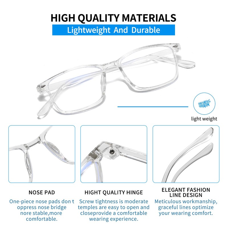 Suertree Blue Light Filter Distance Glasses Lightweight Myopia Glasses Fashion