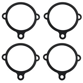 ZZHXSM 4PCS Black Plastic 3 Hole Water Bottle Safety Ring 2.6 Inch Inside Diameter Sports Insulated Mug Carrying Ring for Umbrella Cord Buckle Key Camping Outdoor Activity Bottle Holder