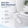 Ultra-Slim Bidet Attachment for Toilet Seats – Non-Electric Dual Nozzle