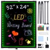 VEVOR 32"x24" LED Message Writing Board, Menu Sign Boards, Illuminated