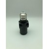 Figame 3 Prong Light Bulb Socket Plug Adapter, Polarized Bulb