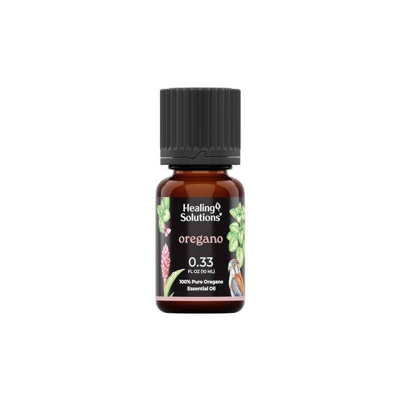 Healing Solutions Oregano Essential Oil - 0.33 Fluid Ounces