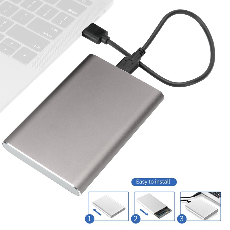 Hard Drive Enclosure 2.5in USB3.0 Disk Protection Box Mobile Case