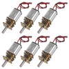 6Pcs DC 3V Mini N20 Gear Motor Mini Micro Metal