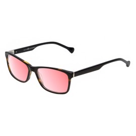 Calabria Poppy Rectangular Pink Tint FL-41 Reading Glasses +3.50 Black/Tortoise Women Blue Light Sensitive FL41 Readers
