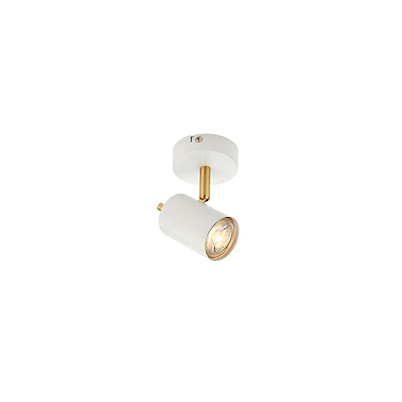 Endon 59931 Gull Matt White & Satin Brushed Gold 3.5W