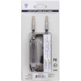ONN EL-1414B Pilot Automotive 4' Light Up Aux Cable
