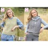 King Cole Homespun Prism DK Knitting Pattern - 6100 Ladies