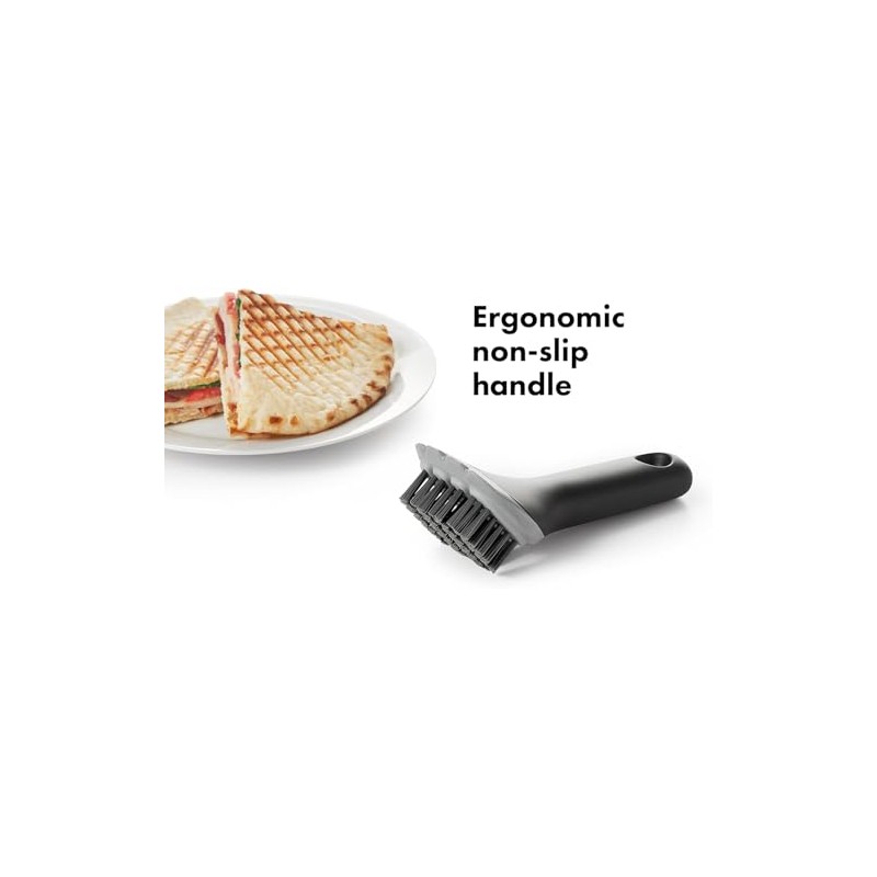 OXO Good Grips Cepillo de Limpieza para Parrillas, Color Negro