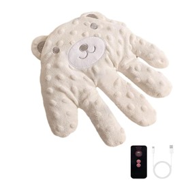 Baby Soothing Palm, Baby Patter for Sleep, Baby Pillows for Sleeping for Newborn, Startle Prevention Cartoon Animal Baby Pillow, Electric Baby Soothing Palm with Remote Control, Baby Sleeping Palm