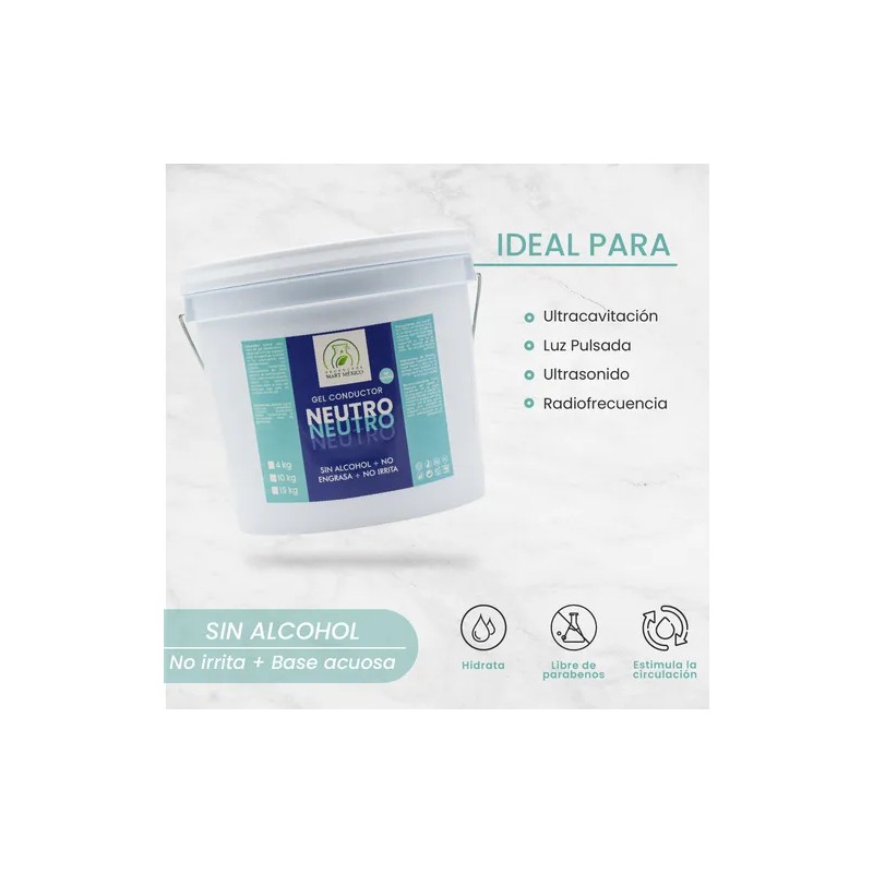 Gel Conductor Facial/corporal Para Aparatología (4 Kilos)