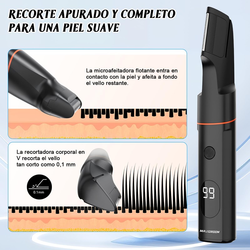 MAXGROOM 4 en 1 Kit de Rasuradoras para Hombre, Afeitadora