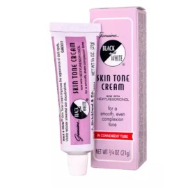 BLACK AND WHITE 1 Pack Black & White SKIN TONE CREAM 0.75OZ, Mini Travel Size, Convenient Tube