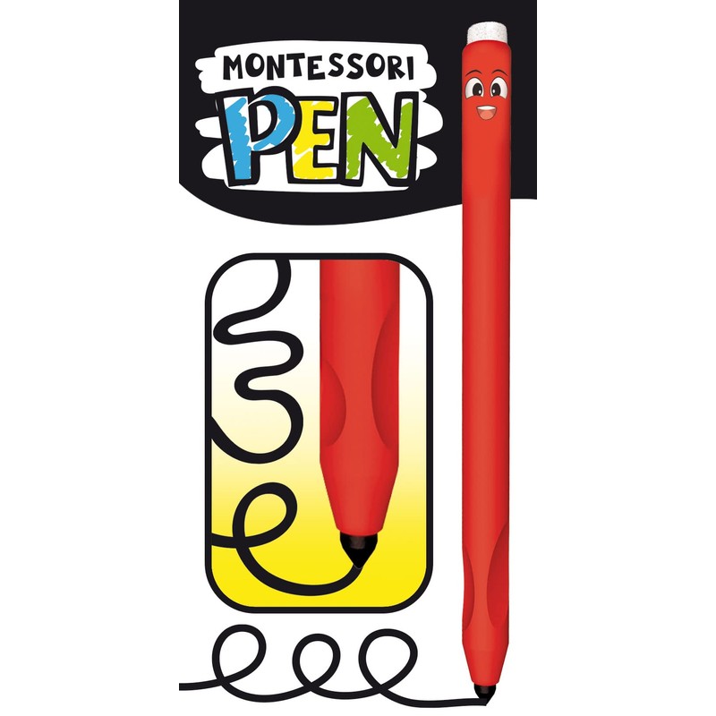 Liscianigiochi 97197 Montessori, Ergonomic Pen, Multi-Coloured