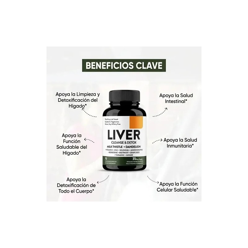 Suplemento Liver Limpieza Higado