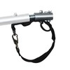 Universal coupling adapter with spring drawbar connection for children's trailers