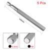 sourcing map 5 Pcs H8 Magnetic Hex Head Screwdriver Bits,