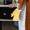 Kichvoe 2pcs Kids Oven Mitts Children Small Gloves Cute Heat
