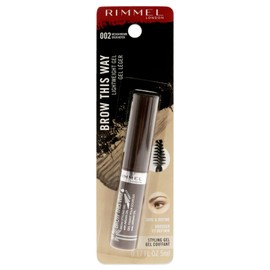 Rimmel London Brow This Way Lightweight Gel - 002 Medium Brown Eyebrow Gel Women 0.17 oz