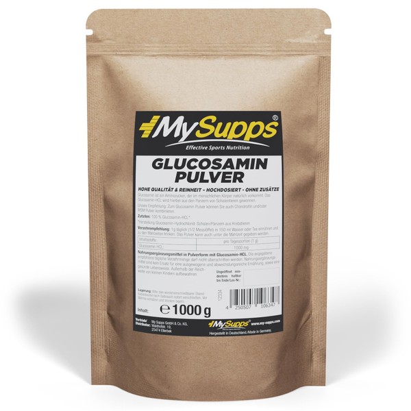 My Supps My Supps Glucosamin Pulver 1000g C 100?% reines
