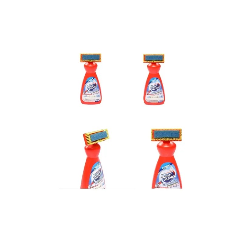 Espuma Sin Jabón Limpiador Tapicería Carbona Cepillo 2pack