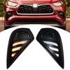 BINQIGOO 2PCs LED Front Bumper Fog Lights Compatible with 2020-2023