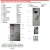DICA, Juego Completo de Accesorios para W.C., Acabado Blanco, Rojo,