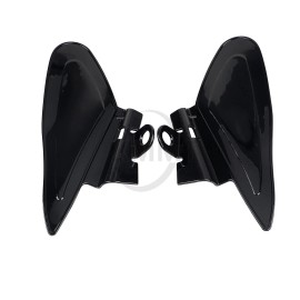 Unbranded Motorcycle Black Saddle Shield Heat Deflectors Fit For Indian Models 2014-2022