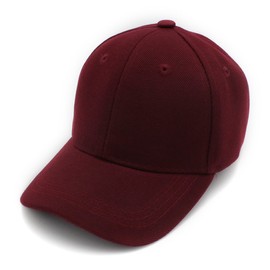 Top Level Baby Baseball Cap Hat-100% Durable Sturdy Polyester Hat (Burgundy)