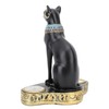 Egyptian Cat Candle Holder Decorative Resin Egyptian Cat Candlestick Exquisite