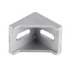 5pcs 4040 Aluminum Alloy Corner Bracket, L Shape Right Angle