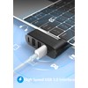 4Ports USB 3.0 Hub [90°/180° Degree Rotatable], USB Splitter Extender