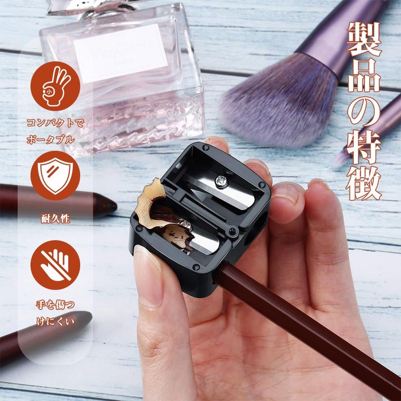 Eyebrow Pencil Sharpener, Portable Eyebrow Pencil Sharpener, Eyeliner Sharpener, Pencil
