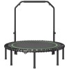 VEVOR 51" Foldable Mini Fitness Trampoline Adults Exercise Rebounder with