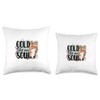 Cold Like My Soul Iced Coffee Lover Throw Pillow