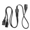 YCYUYUFUNS IEC y Cable IEC320 C14 to 2 x C13