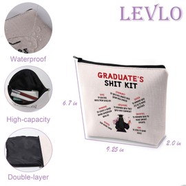 LEVLO Graduation Gift Graduate Survival Kit Class of 2024 Gift for High School Grad College Grad, GRADUATE'S KIT, Daily