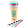 TAL Color Changing Cup with Lid and Straw 24oz, Pattern