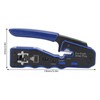Pass Through Ethernet Crimper RJ45 CAT6 Through Hole Pass Through