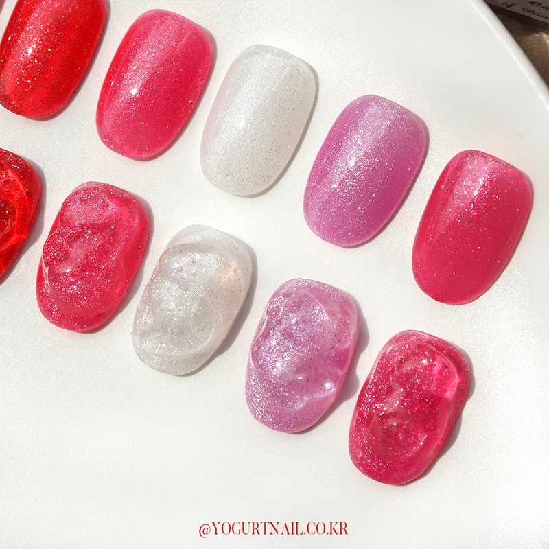 Yogurt Gel Jam Jam Glitter Gel + 30 parts /