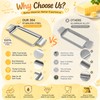 JAYVAR Cheese Slicer and Butter Cutter, 304 Stainless Steel Wire